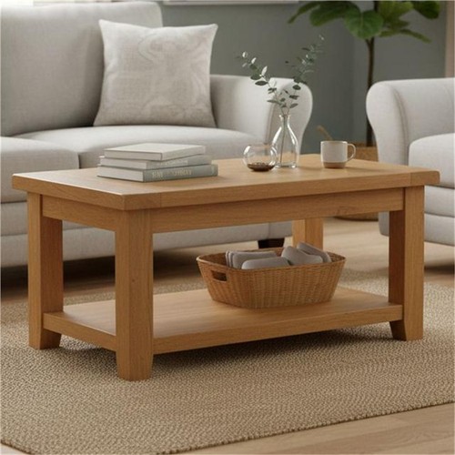 Oak coffee table dawn - oak, wax