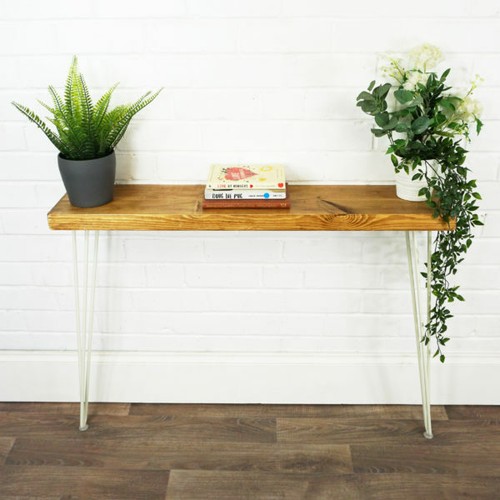 Coffee side table solid - side, wood