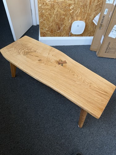 Slice wood oak coffee table - slice,