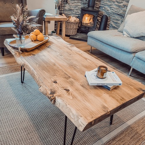 Waney live edge coffee - edge, table
