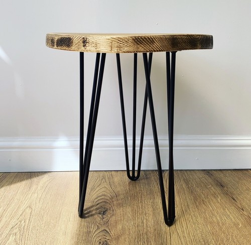 Rustic circle side - circle, table