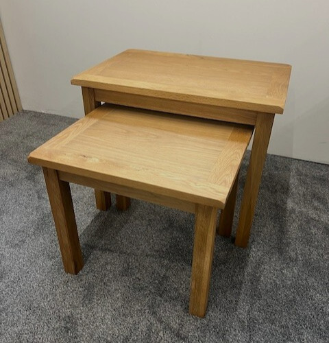 Oak nest tables set 2 - set,